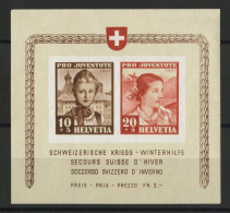 SUISSE Bloc N° 6 Neuf ** (MNH) Cote 120 € SECOURS SUISSE D'HIVER - Blocs & Feuillets