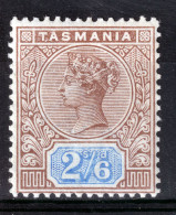 TASMANIE 1892 QV. 2s6d  MNH - Ongebruikt