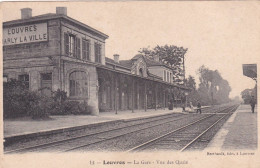 95, Louvres, La Gare, Vue Des Quais - Louvres