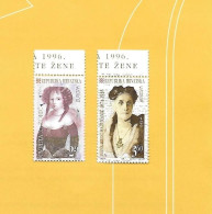 KROATIEN 1996 - Postfrisch**MNH - MiNr. 375-376  CEPT #  Berühmte Frauen - 1995