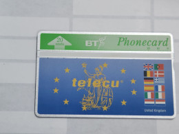 United Kingdom-(BTO-110)-Telecu-(126)(20units)(449A09058)price Cataloge MINT-25.00£-1card Prepiad - BT Übersee