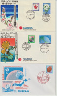 Collection Of 28 FDC On Space Topic (USA, Japan, Niger, Mauritania, Germany) - América Del Norte