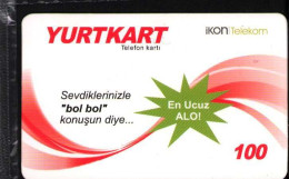 Ikon Telecom Yurtkart Prepaid Phone Card Used - Collections
