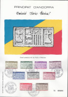 Andorre (Française) 1983 -  Grand Encart FDC. Michel Nr.: 337/345. Yvert Nr.: 316./324 ........... (EB) DC-11694 - Gebraucht