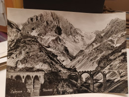 Cartolina Carrara, Le Cave , Viadotto Di Vara , 1951 - Carrara
