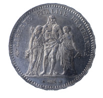 Troisième République- 5 Francs HERCULE - 1877 - Paris - 5 Francs