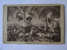 Italia/Italy-Roma:Barre D'Ulpia Carte Pos.voyage 1938/Ulpia Bar Mailed Postcard 1938 - Wirtschaften, Hotels & Restaurants