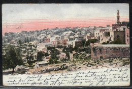 Bethlehem Palestine Postcard 1907 - Send From Zurich Switzerland - Palestine