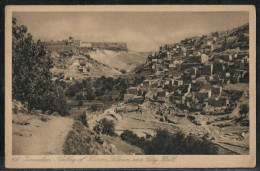 Jerusalem Valley Of Kidron - Israel Palestine Postcard - Siloa - Palestine