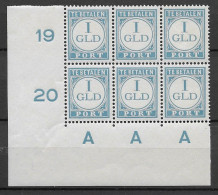 Ned. Indië 1940 NVPH P39 In Blok Van 6 Kw 10.50 EUR (SN 549) - Nederlands-Indië