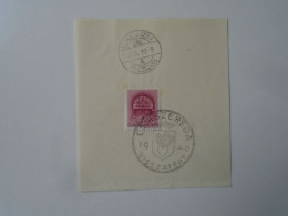 ZA451.63  Hungary -Csíkszereda  - Visszatért -Commemorative Postmark 1940 - Marcofilie