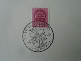 ZA451.66  Hungary -Szatmárnémeti  - Visszatért -Commemorative Postmark 1940 - Storia Postale