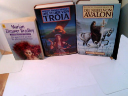 Konvolut: 3 Diverse Romane (Fantasy) Hardcover Ausgaben. - Science-Fiction