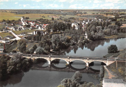 18-LUNERY- VUE AERIENNE LE CHER ET LE BOURG - Autres & Non Classés