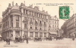 Angers * Place * Hôtel Des Postes Et Télégraphes * Hôtel St Julien Et Rue St Maurille * Attelage - Angers