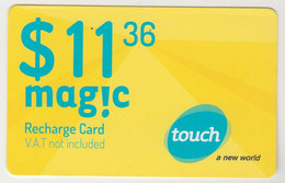 LEBANON - Mag!c , MTC Touch Recharge Card 11.36$, Exp.date 08/04/15, Used - Liban