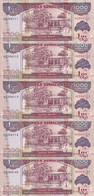 SOMALILAND 1000 SHILLINGS 2015 UNC P 20 ( 5 Billets ) - Somalia