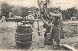 Militaria * Mitrailleuse Contre Avions * Militaires Régiment Soldats Armement - Manovre