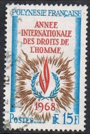 POLYNESIE - Année Internationale Des Droits De L'Homme - Usados