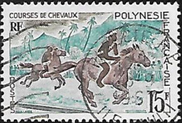 POLYNESIE - Courses De Chevaux - Oblitérés