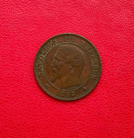 Belle Monnaie De 2 Centimes Napoléon III Tête Nue 1856 BB (atelier Strasbourg) - 2 Centimes