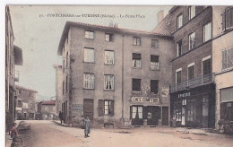 PONTCHARA SUR TURDINE     LA PETITE PLACE       CAFE COMPTOIR + EPICERIE             COLORISEE - Pontcharra-sur-Turdine