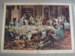 Affiche Film La Kermesse Héroique Jacques Feyder Scène Du Banquet Jouvet  Rosay Delphin Darcy Wendling, Voir Détail - Posters