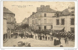 44 - LEGE - Place Du Marché - Musique Du 65e - Phototypie Vassellier - Ed Lollier - Tampon XIe Corps D'Armée 1915 - état - Legé