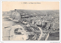 76 - YPORT - La Plage Et Les Falaises - Cl. Monzauge N° 1 - 1927 - Yport