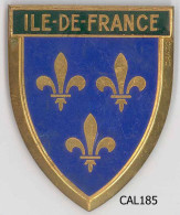 CAL185 - PLAQUE CALANDRE SCOOTER- ILE DE FRANCE - Altri & Non Classificati