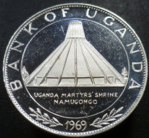 Uganda - 10 Shillings 1970 - Visita Di Papa Paolo VI - KM# 10 - Oeganda