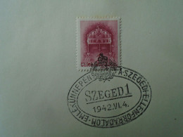 ZA451.81   Hungary - A Szegedi Ellenforradalom ünnepén 1942  Szeged 1 - Postmark Collection