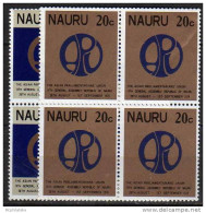 Nauru N° 175 / 176 ** Blocs De 4 - Nauru