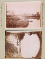 Angouleme * 2 RARE Photos 1916/17 * Pont Du Chemin De Fer Nantes Bordeaux & Sur La Sèvre Niortaise * Format 12x9cm - Autres & Non Classés