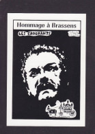 CPM Brassens Georges Format Environ 10 X 15 Chanteur Tirage Limité Lardie Jihel - Chanteurs & Musiciens