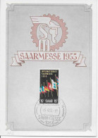 SARRE - SAARMESSE 1955 - Maximum Cards