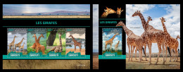 Djibouti  2022 Girrafes. (618) OFFICIAL ISSUE - Giraffen