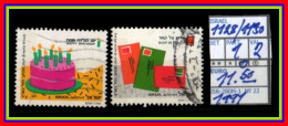 ASIA# ISRAEL# REPUBLIC#COMMEMORATIVE#PARTIAL SET# USED# (ISR-280M-1) (22) - Gebruikt (zonder Tabs)