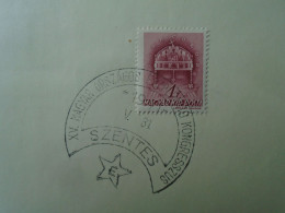 ZA451.101   Hungary - XV Hungarian National Esperanto Congress -1941  Szentes - Poststempel (Marcophilie)