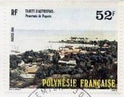 POLYNESIE -  Vues Anciennes De Tahiti - Used Stamps