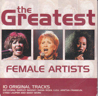 THE GREATEST - FEMALE ARTISTS  - CD POCHETTE CARTON 10TRACK - LULU-DIANA ROSS-CYNDI LAUPER-ARETHA FRANKLIN ... - Otros - Canción Inglesa