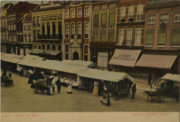 Breda (N - Br.) Grote Markt (Marktdag) 1913 Tulp - Breda