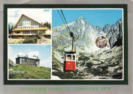 Slovakia, Vysoke Tatry, Lanovka Na Skalnate Pleso, Astronomický Ustav SAV, Lomnický štít, Unused 1981 - Slovakia