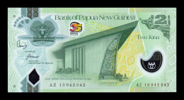 Papua New Guinea 2 Kina Commemorative 2010 Pick 38 Polymer Sc Unc - Papoea-Nieuw-Guinea