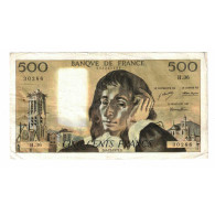 France, 500 Francs, Pascal, 1973, H.36, TTB+, Fayette:71.10, KM:156b - 500 F 1968-1993 ''Pascal''