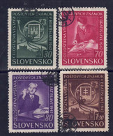 Slowakei 1942 - Briefmarkenausstellung, Nr. 98 - 101, Gestempelt / Used - Gebraucht