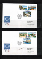Greece 2004 Olympic Games Athens  Michel 2208 - 2213 FDCs - Summer 2004: Athens