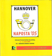 Hannover Naposta 05 - Literaturwettbewerb Und Katalog - Militärpost & Postgeschichte