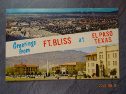 GREETINGS FROM FT. BLISS - El Paso