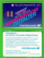 X06 D 06.90 Telefonkarte 20 Postreklame Frankfurt Ungebraucht Auflage 2000 - X-Reeksen : Advertenties Van De D. Postreklame